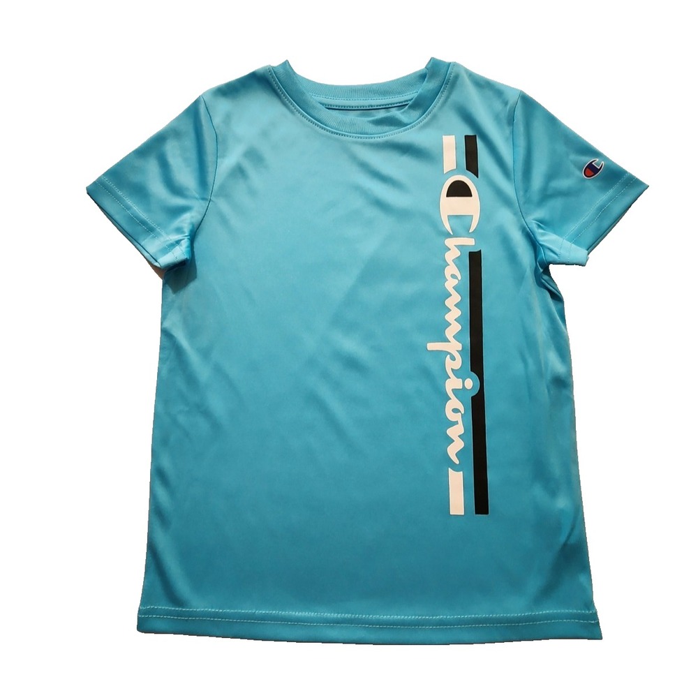 Champion Boys Athletic T-Shirt Polyester Graphic Print Size‎ 5/6